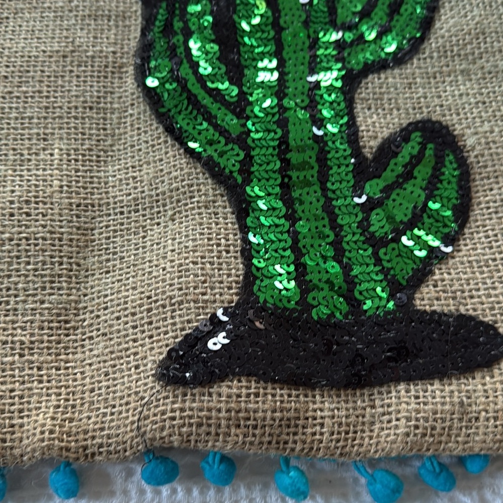 Sequin Cactus Clutch - Picture 3 of 16